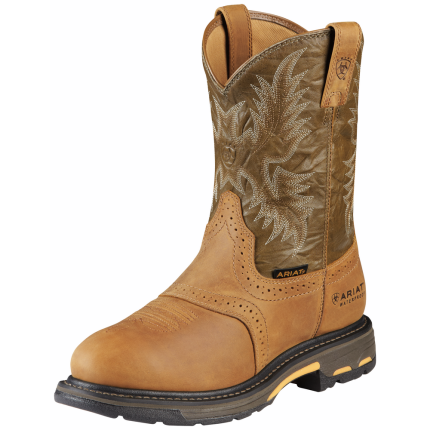 WORKHOG WATERPROOF COMPOSITE TOE LEATHER BOOT - 200-Brown | Ariat 10008635