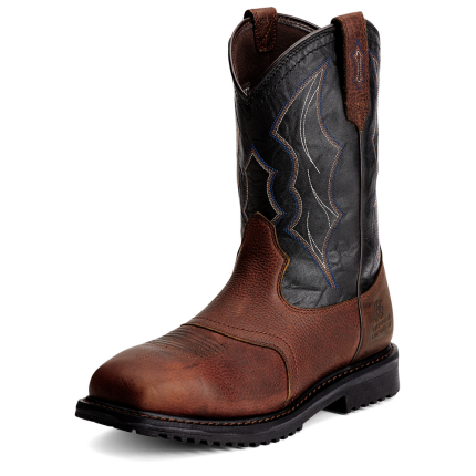 RIGTEK WIDE SQUARE COMPOSITE TOE WATERPROOF BOOT - 200-Brown | Ariat 10012932