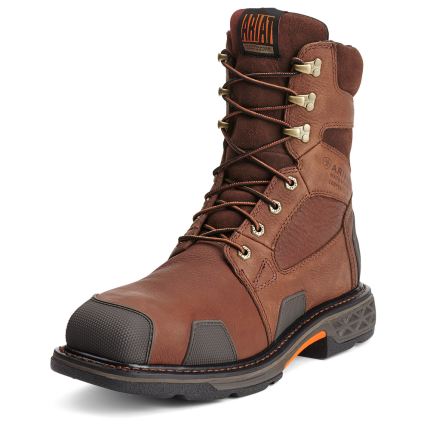 OVERDRIVE 8-INCH WIDE SQUARE COMPOSITE TOE WATERPROOF BOOT - 200-Brown | Ariat 10012940