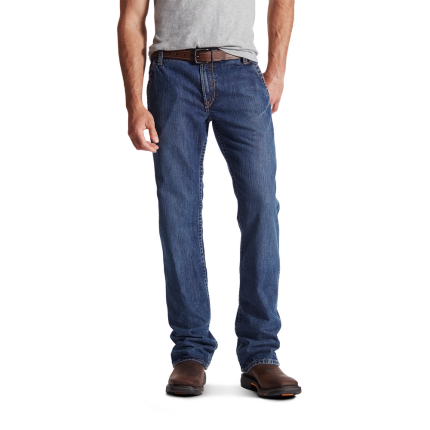 FR M4 LOW RISE WORKHORSE BOOT CUT JEAN - 400-Blue | Ariat 10017262