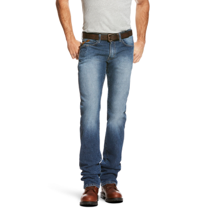 REBAR M3 DURASTRETCH BASIC STACKABLE JEAN - 400-Blue | Ariat 10022605