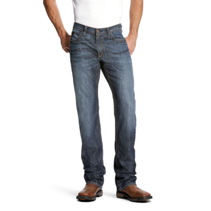 FR M4 LOW RISE STRETCH DURALIGHT BASIC BOOT CUT JEAN - 400-Blue | Ariat 10023466