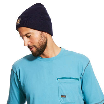 REBAR WATCH CAP NAVY - 410-Navy | Ariat 10024507