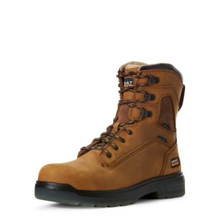TURBO 8-INCH H2O CARBON TOE BOOT - 200-Brown | Ariat 10027326