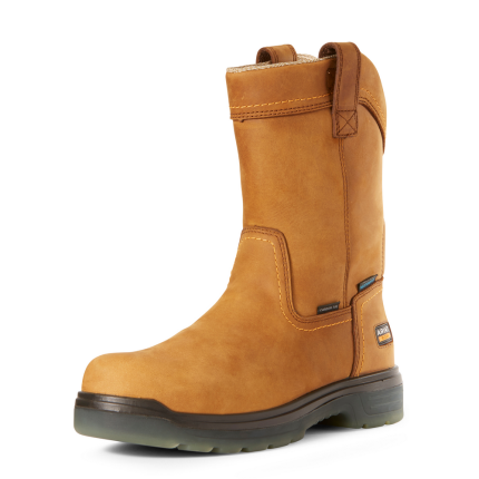 TURBO PULL-ON H2O CARBON TOE BOOT - 200-Brown | Ariat 10027328