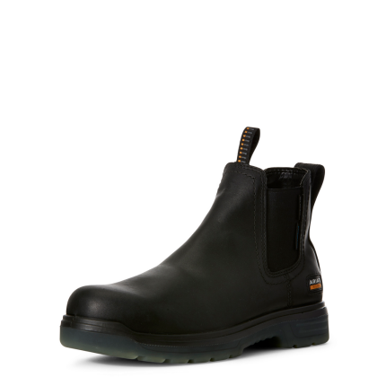 TURBO CHELSEA H2O CARBON TOE WORK BOOT - 001-Black | Ariat 10027330