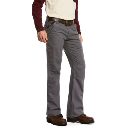 FR M5 DURALIGHT STRETCH CANVAS PANT - 020-Gray | Ariat 10027709