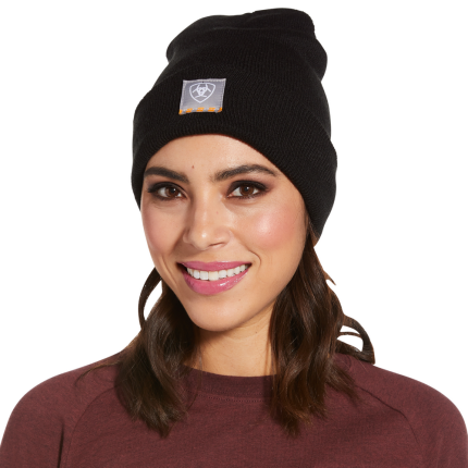 REBAR WATCH CAP HAT - 001-Black | Ariat 10034395