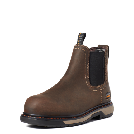 RIVETER CHELSEA CSA H2O COMPOSITE TOE - 200-Brown | Ariat 10035772