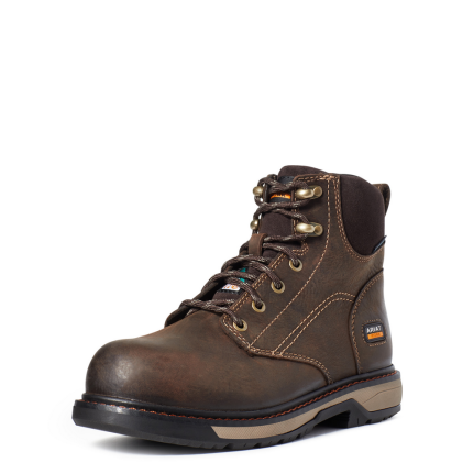 RIVETER 6-INCH CSA H2O COMPOSITE TOE - 200-Brown | Ariat 10035773