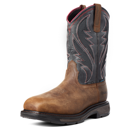 WORKHOG XT VENTTEK COMPOSITE TOE H2O BOOT - 200-Brown | Ariat 10036005