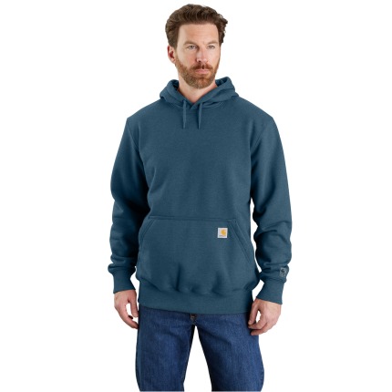 Rain Defender Loose Fit Heavyweight Sweatshirt - HK9-Storm Blue Heather | Carhartt 100615