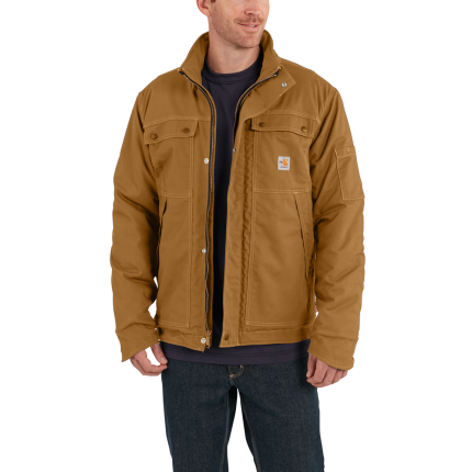 FR FULL SWING QUICK DUCK COAT - 211-Carhartt Brown | Carhartt 102182