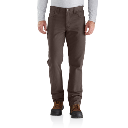 RUGGED FLEX RIGBY FIVE POCKET PANT - 909-Dark Coffee | Carhartt 102517