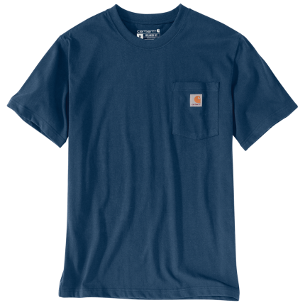 Relaxed Fit Heavyweight Short-Sleeve Pocket T-Shirt - HL2-Deep Ocean | Carhartt 103296
