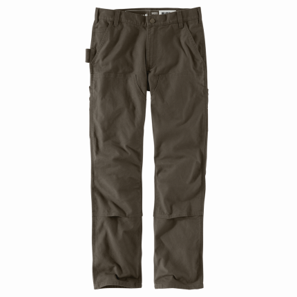 RUGGED FLEX RELAXED FIT DUCK DOUBLE FRONT WORK PANT - 217-Tarmac | Carhartt 103334