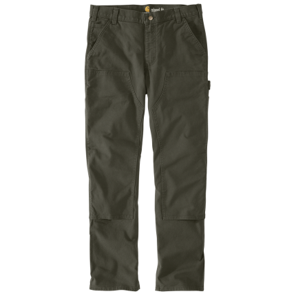 Rugged Flex Relaxed Fit Duck Double-Front Utility Work Pant - 316-Moss | Carhartt 103334