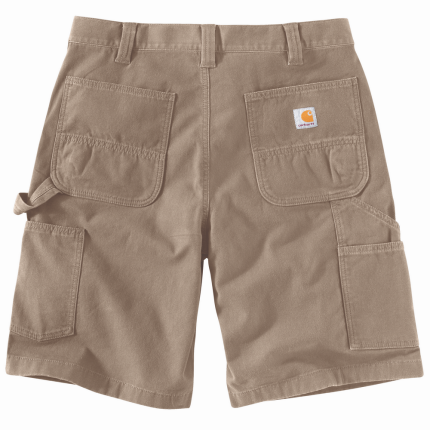 Rugged Flex Relaxed Fit Canvas Utility Work Short - 232-Tan | Carhartt 103652