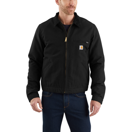 DUCK DETROIT JACKET - BLK-Black | Carhartt 103828