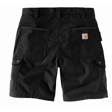 Rugged Flex Relaxed Fit Ripstop Cargo Work Short - N04-Black | Carhartt 104727