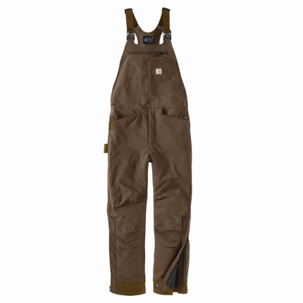 SUPER DUX RELAXED FIT INSULATED BIB OVERALL - 205-Coffee | Carhartt 105004