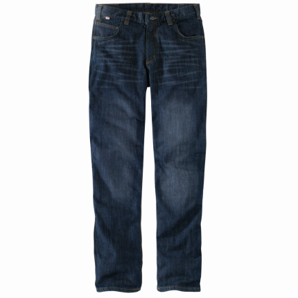 FR RUGGED FLEX RELAXED FIT 5-POCKET TAPERED JEAN - MDO-Midnight Indigo | Carhartt 105172
