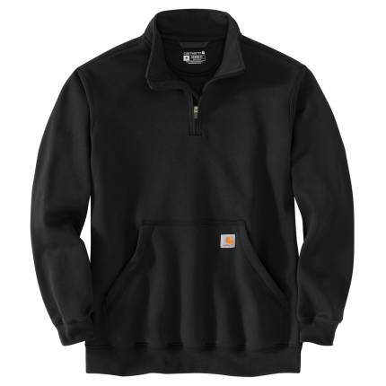 Loose Fit Midweight Quarter-Zip Mock-Neck Sweatshirt - BLK-Black | Carhartt 105294