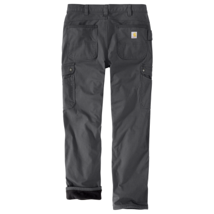 Rugged Flex® Relaxed Fit Ripstop Cargo Fleece-Lined Work Pant - 029-Shadow | Carhartt 105491
