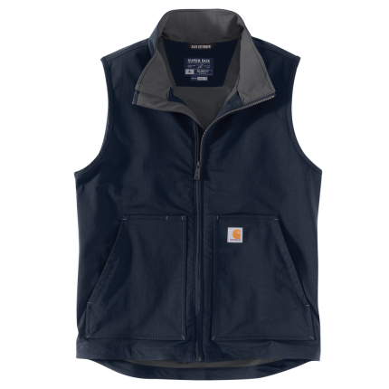 Super Dux™ Relaxed Fit Lightweight Softshell Vest - I26-Navy | Carhartt 105535