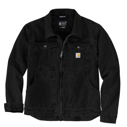 Rugged Flex® Relaxed Fit Duck Jacket - N04-Black | Carhartt 105748