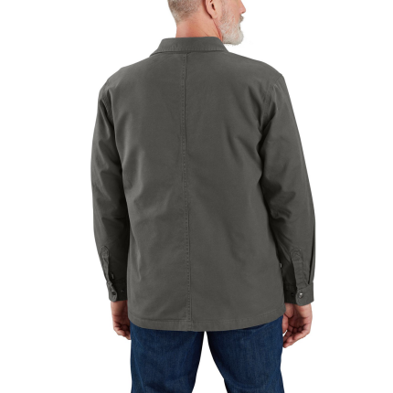 Flame Resistant Rugged Flex Canvas Shirt Jac - 029-Shadow | Carhartt 105978
