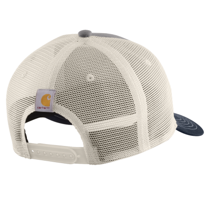 Montana Canvas Mesh-Back Longhorn Patch Cap - APH-Asphalt | Carhartt 106343