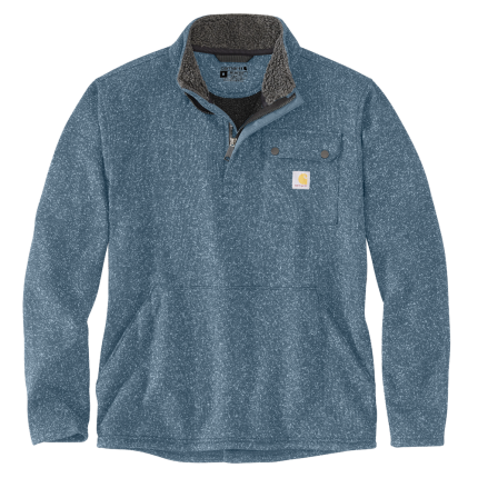 Relaxed Fit Midweight Quarter-Zip Pocket Sweater Fleece - HG7-Thundercloud | Carhartt 106378