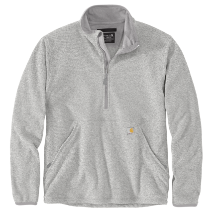 Half-Zip Relaxed Fit Fleece Pullover - HGY-Heather Grey | Carhartt 106417