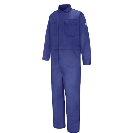 LIGHTWEIGHT FR/CP INDUSTRIAL COVERALL - RB-Royal Blue | Bulwark 1064