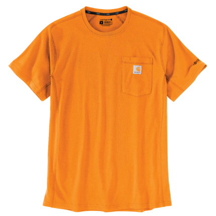 Force Relaxed Fit Midweight Short-Sleeve Pocket T-Shirt - Q86-Oriole | Carhartt 106652