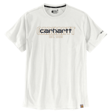 Force Relaxed Fit Midweight Short-Sleeve Logo Graphic T-Shirt - W03-Malt | Carhartt 106653
