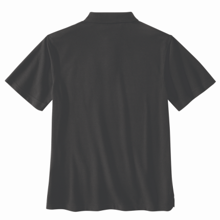 Loose Fit Midweight Short-Sleeve Pocket Polo - BLK-Black | Carhartt 106685