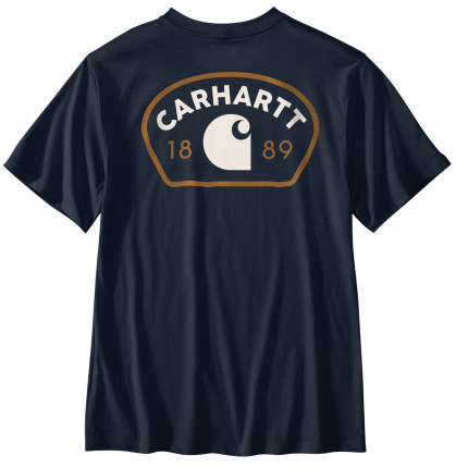 Relaxed Fit Lightweight Short-Sleeve 1889 Graphic T-Shirt - I26-Navy | Carhartt 106769