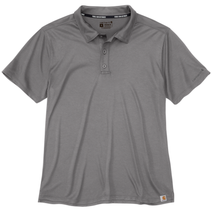 Force Sun Defender Lightweight Short-Sleeve Polo - APH-Asphalt | Carhartt 106899