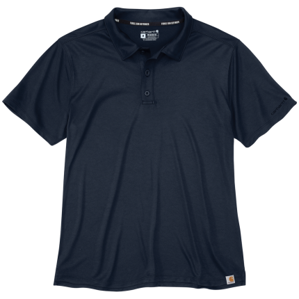 Force Sun Defender Lightweight Short-Sleeve Polo - I26-Navy | Carhartt 106899