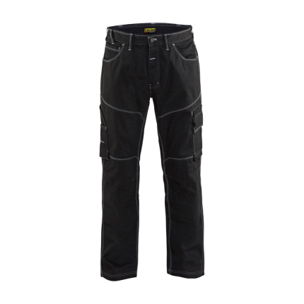 URBAN CORDURA DENIM PANTS - 9900-Black | Blaklader 16591140