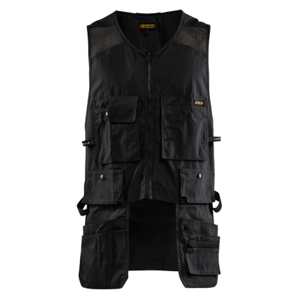 RIP STOP KANGAROO MESH VEST - 9900-Black | Blaklader 31151330