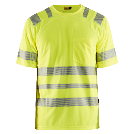 HI-VIS SHORT SLEEVE T-SHIRT - 3300-Hi-Vis Yellow | Blaklader 34901011