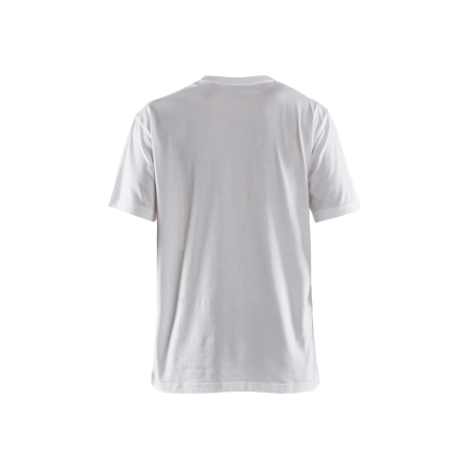 Short Sleeve Branded T-Shirt - 1000-White | Blaklader 35551042