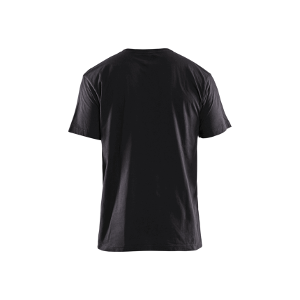 Short Sleeve Branded T-Shirt - 9900-Black | Blaklader 35551042