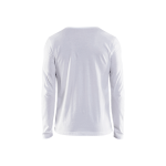 Long Sleeve Branded T-Shirt - 1000-White | Blaklader 35571042
