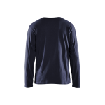 Long Sleeve Branded T-Shirt - 8600-Dark Navy Blue | Blaklader 35571042