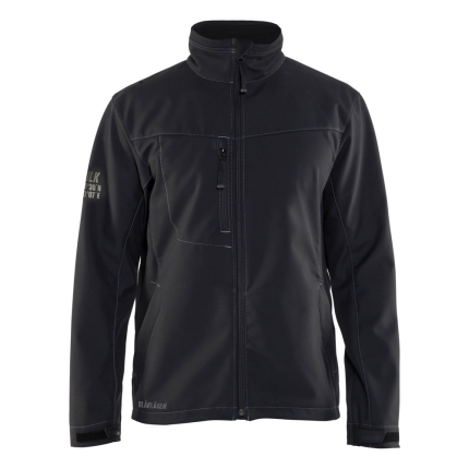 WATERPROOF SOFT SHELL JACKET - 9900-Black | Blaklader 49572517
