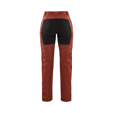 Women'S Service Stretch Pants - 5999-Burned Red/Black | Blaklader 71531845